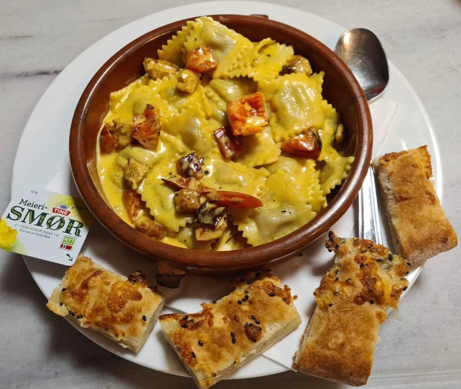 Ravioli gorgonzola